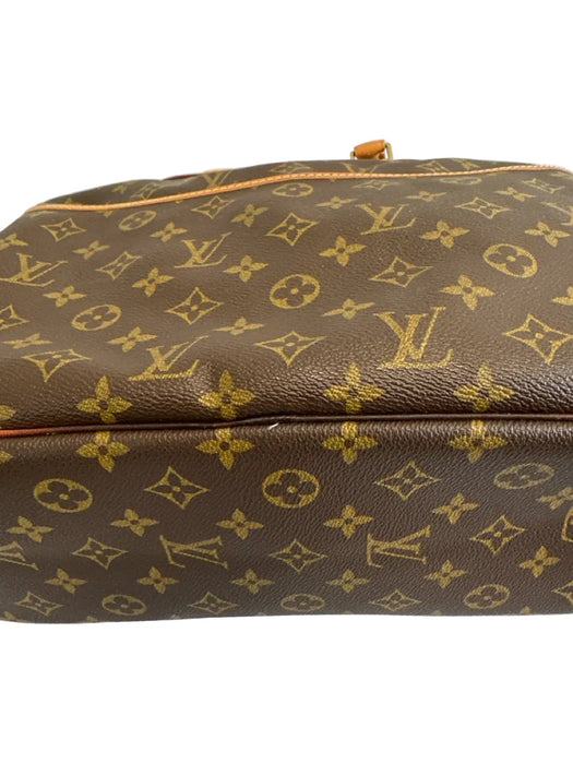 Louis Vuitton Brown Print Coated Canvas Monogram Top Handle Vintage Bag