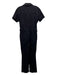 Good American Size 4 Black Cotton Pockets Short Sleeve Jumpsuit Black / 4