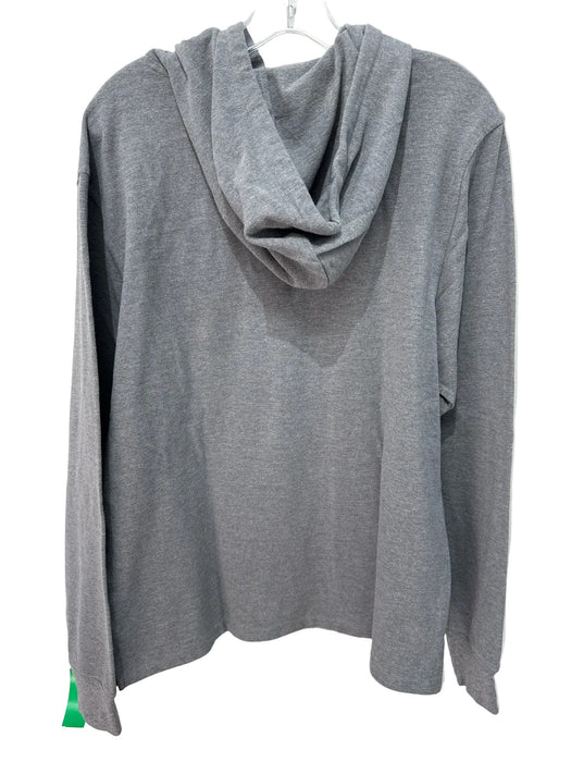 47 Size L Gray Cotton Blend logo Hoodie Men's Long Sleeve Shirt