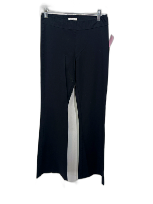 Avenue Montaigne Size 4 Black Modal Elastic Waist Flare Pants Black / 4