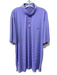 Holderness & Bourne Size XXL Pink & Blue Polyester Striped Polo Short Sleeve Pink & Blue / XXL