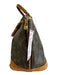Louis Vuitton Brown Coated Canvas & Leather Monogram Zip Top Two Handle Bag Brown / PM
