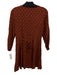 Reformation Size 2 Brown & Black Viscose Blend Polka Dots 3/4 Sleeve Dress Brown & Black / 2