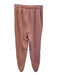Alo Size S Dusty Pink Cotton Blend Elastic & Drawstring Waist Cropped Pant Set Dusty Pink / S