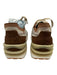 Nike Shoe Size 9 White, Brown & Beige textile upper Suede Detail Sneakers White, Brown & Beige / 9