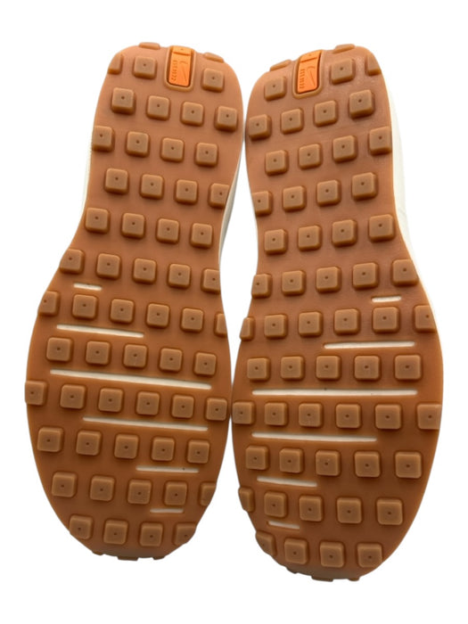 Nike Shoe Size 9 White, Brown & Beige textile upper Suede Detail Sneakers White, Brown & Beige / 9