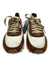 Nike Shoe Size 9 White, Brown & Beige textile upper Suede Detail Sneakers White, Brown & Beige / 9