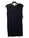 Missoni Size 44 Black Merino Wool V Neck Sleeveless Scoop Back Dress Black / 44