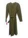 Alex Mill Size S Hunter Green Cotton Long Sleeve Button Front Midi Dress Hunter Green / S