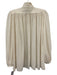 Zimmermann Size 0 Cream Polyester & Linen Long Balloon Sleeve Sheer Dress Cream / 0