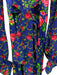 The Vampire's Wife Size 8/M Blue, Pink & Multi Cotton Long Sleeve Floral Dress Blue, Pink & Multi / 8/M