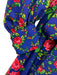 The Vampire's Wife Size 8/M Blue, Pink & Multi Cotton Long Sleeve Floral Dress Blue, Pink & Multi / 8/M