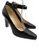 Manolo Blahnik Shoe Size 36.5 Black Leather Pointed Square Toe Pumps Black / 36.5