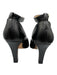 Manolo Blahnik Shoe Size 36.5 Black Leather Pointed Square Toe Pumps Black / 36.5