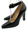 Manolo Blahnik Shoe Size 36.5 Black Leather Pointed Square Toe Pumps Black / 36.5