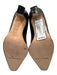 Manolo Blahnik Shoe Size 36.5 Black Leather Pointed Square Toe Pumps Black / 36.5