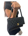 Chanel Black Lamb leather Top Handle Handbag Quilted flap Bag Black / XS