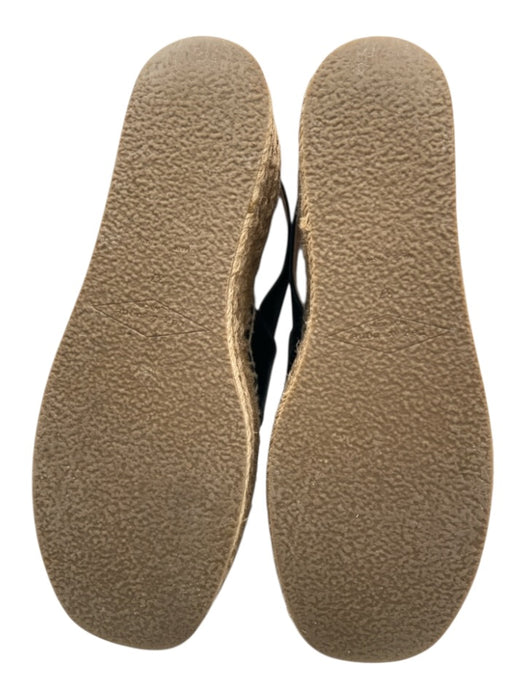 Rag & Bone Shoe Size 7 Black & Tan Leather & Suede Platform Open Toe Sandals Black & Tan / 7