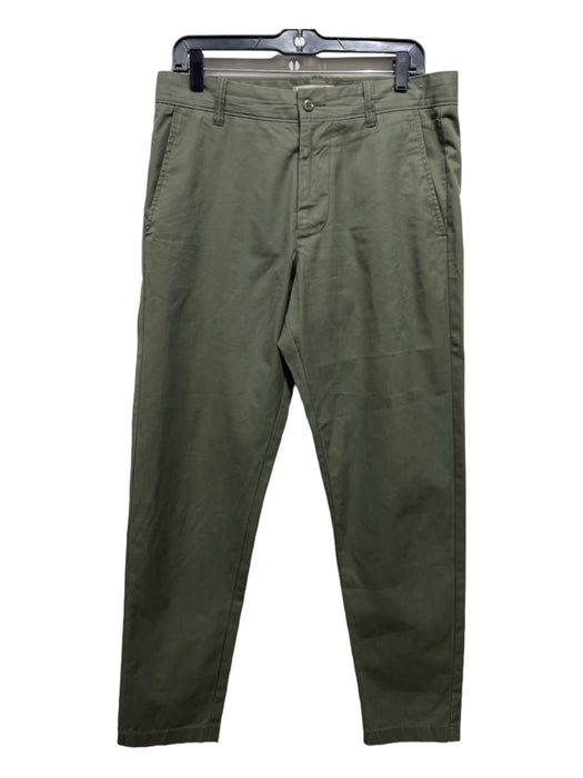 Madewell Size 31 Green Cotton High Rise Tapered Chino Pants Green / 31