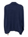 Peter Millar Size L Blue Cotton Solid Quarter Zip Men's Long Sleeve Shirt Blue / L
