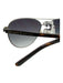 Kate Spade tortoise Striped Metal Aviator silver hardware Box Inc. Sunglasses tortoise