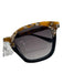 Krewe Black Orange & White Acetate Marble color block Glossy Wayfarer Sunglasses Black Orange & White