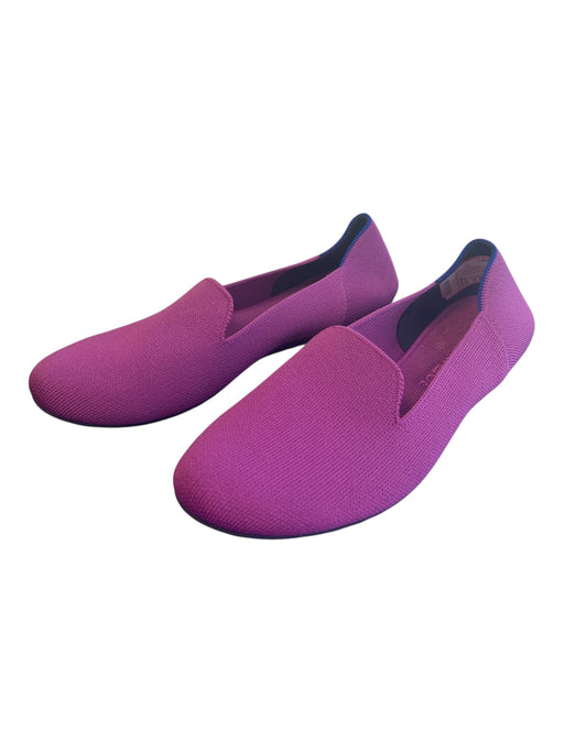 Rothy's Shoe Size 9.5 Purple Almond Toe Slip On Flat Shoes Purple / 9.5