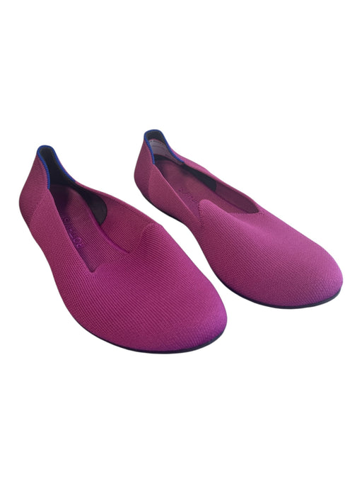Rothy's Shoe Size 9.5 Purple Almond Toe Slip On Flat Shoes Purple / 9.5