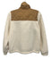 J. Crew Size XXS Brown & Cream Polyester Fleece Quilted Mock Neck Jacket Brown & Cream / XXS