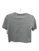 L'agence Size XS Gray Cotton Round Neck Short Sleeve tee Top Gray / XS