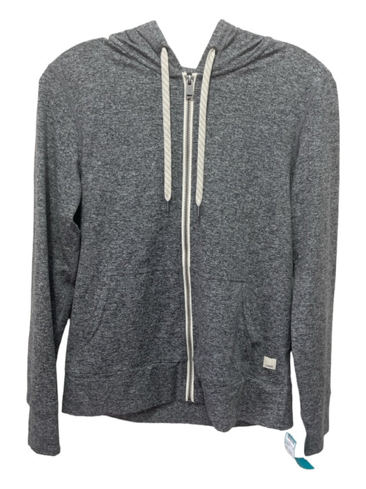 Vuori Size XS Gray Hood Heathered Long Sleeve Front Zip Sweatshirt Gray / XS