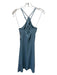 Altar'd State Size S Blue Nylon & Acrylic High Neck Sleeveless Mini Dress Blue / S