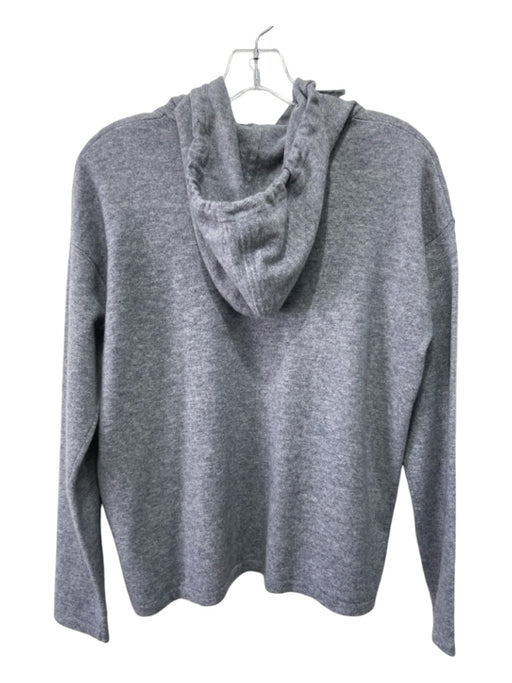 Nordstrom Size S Gray Cashmere Heathered Hoodie Long Sleeve Sweater Gray / S