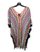 Missoni Size Missing Size Blue, Pink, Multi Print Rayon Blend Geometric Dress Blue, Pink, Multi Print / Missing Size