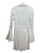 Michael Kors Collection Size 4 White Cotton Long Sleeve Pleated Skirt Dress White / 4