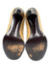 Celine Shoe Size 36.5 Beige & Dark Brown Leather Upper Criss Cross Detail Pumps Beige & Dark Brown / 36.5