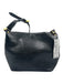 Louis Vuitton Black Leather Grained Gold Hardware Shoulder Adjustable Strap Bag Black / Small