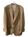 Burberry Olive Wool Blend Window pane 2 Button Men's Blazer 47L