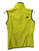 The North Face Size Medium Yellow & Black Polyester Blend Mock Collar Vest Yellow & Black / Medium