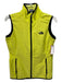 The North Face Size Medium Yellow & Black Polyester Blend Mock Collar Vest Yellow & Black / Medium