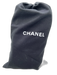 Chanel Shoe Size 38 Black Leather Camellia Dustbag Inc. Flats Black / 38