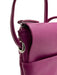 RFID Magenta Leather Crossbody Bag Magenta / Small