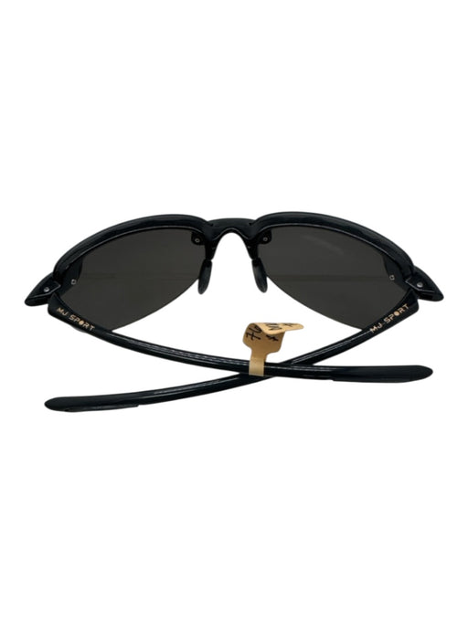 Maui Jim Case Incl Black Acetate Mirror Lens Vintage Sunglasses Black