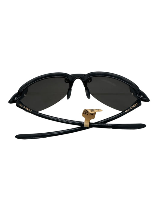 Maui Jim Case Incl Black Acetate Mirror Lens Vintage Sunglasses Black