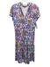 Jude Connally Size Small White, Purple, Orange Nylon Blend Floral Dress White, Purple, Orange / Small