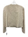 J.McLaughlin Size S White Cotton & Polyester Long Sleeve Crop Fringe Open Jacket White / S