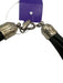 No Brand Dark Brown Leather Silver Multi Strand Choker Necklace Dark Brown