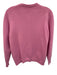McCulleys Size 38 / M Pink & Gold Cashmere Knit Ribbed Trim Gold Buttons Sweater Pink & Gold / 38 / M