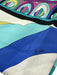 Emilio Pucci Turquoise, Purple & Multi Silk Rectangle Abstract Long scarf Turquoise, Purple & Multi / Large