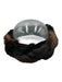 No Brand Brown & Black Velvet Mink Braided Velcro Close Headband Brown & Black